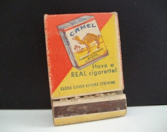 NEW LISTING! Vintage Camel Cigarettes Matchbook - Used - No Matches Included