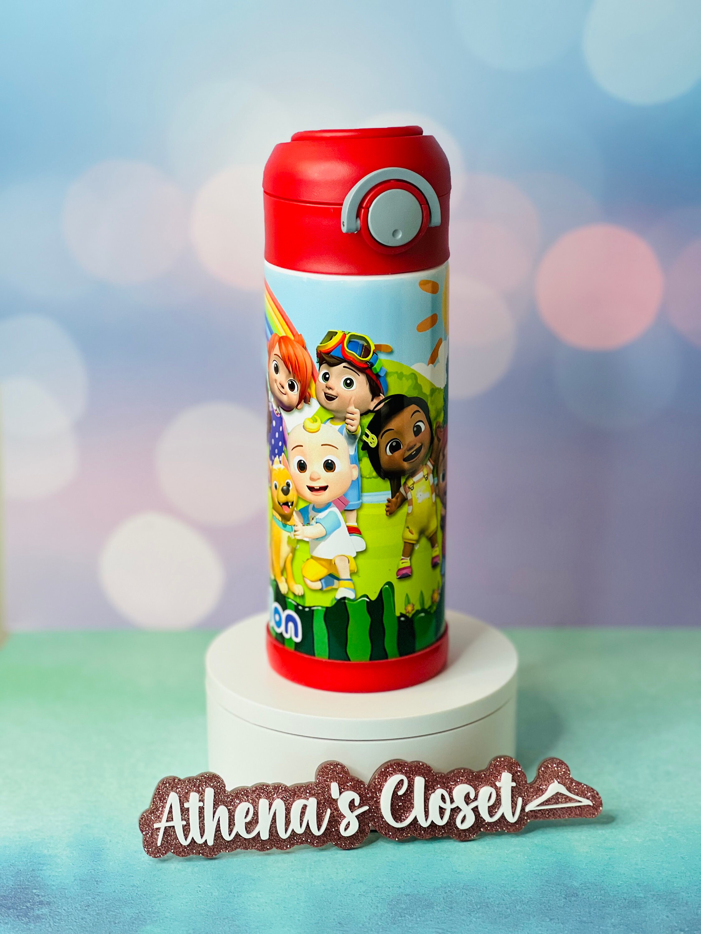 Creative Kids Cocomelon Decorate Your Own Water Bottle BPA Free Toddler  Water Bottle with 4 Sheets of Customized Stickers - DIY Arts and Crafts -  Easy