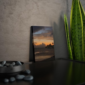 Pier Sunset Grand Cayman, Cayman Islands Wall Decor | 5x7 Vertical