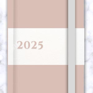 Planificador digital 2025 / Organizador anual, mensual y semanal / Descarga en PDF