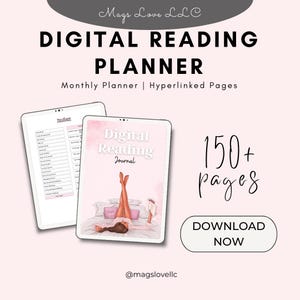 Digital Reading Journal | Ultimate Reading Tracker | Printable PDF for Book Lovers