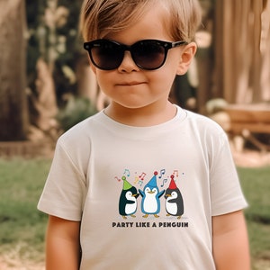 Kids Short Sleeve Tee, Penguins,  2T-5T