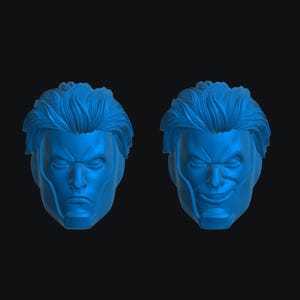 Powa Flex Heads (INV-033A - INV-033B) [Any Figurine Scale]