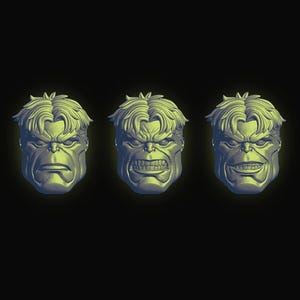 Green Brute - X97 (HUL-002A - HUL-002C) [Any Figurine Scale]