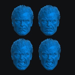 Penalizer Heads (PUN-011A - PUN-011D) [Any Figurine Scale]