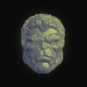 Cabeza de Coloso Verde Coronado (HUL-003) [Cualquier escala de figura]