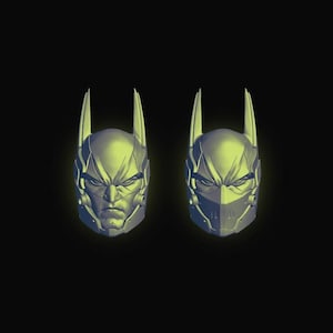 B@-man XE Heads (BAT-061A - BAT-061B) [Any Figurine Scale]