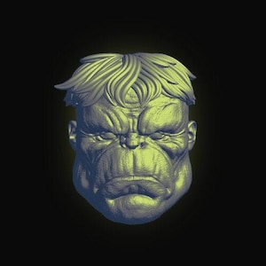 Cabeza de Coloso Gris (HUL-004) [Cualquier escala de figura]