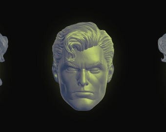 Refurbished 51 Superb Guy Head (SUM-003) [Any Figurine Scale]