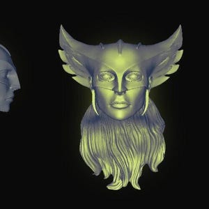Falcon Lady Head (HAG-001) [Any Figurine Scale]