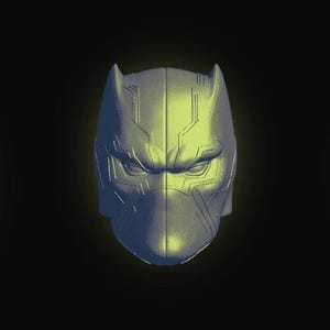 Black Jaguar Head (BLP-001) [Any Figurine Scale]