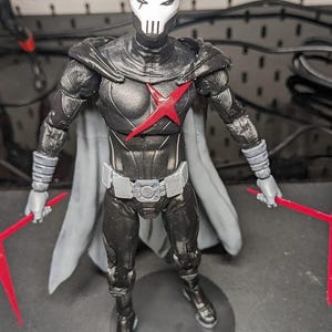 Maroon Rotated Plus Sign Head (REX-001) [Any Figurine Scale]