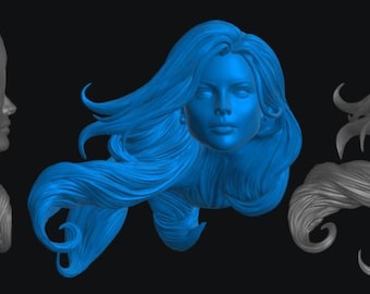 Jussica Cruise Head (JEC-001) [Any Figurine Scale]
