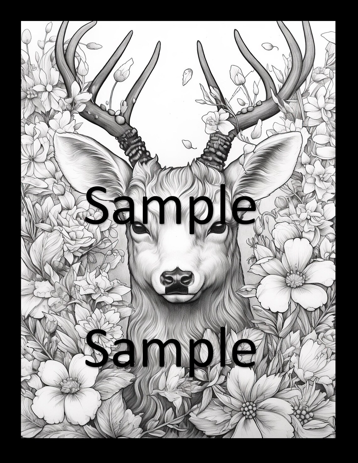 Art Nouveau DIGITAL Coloring Pages, 124 Pgs, Intricate Printable Stress ...