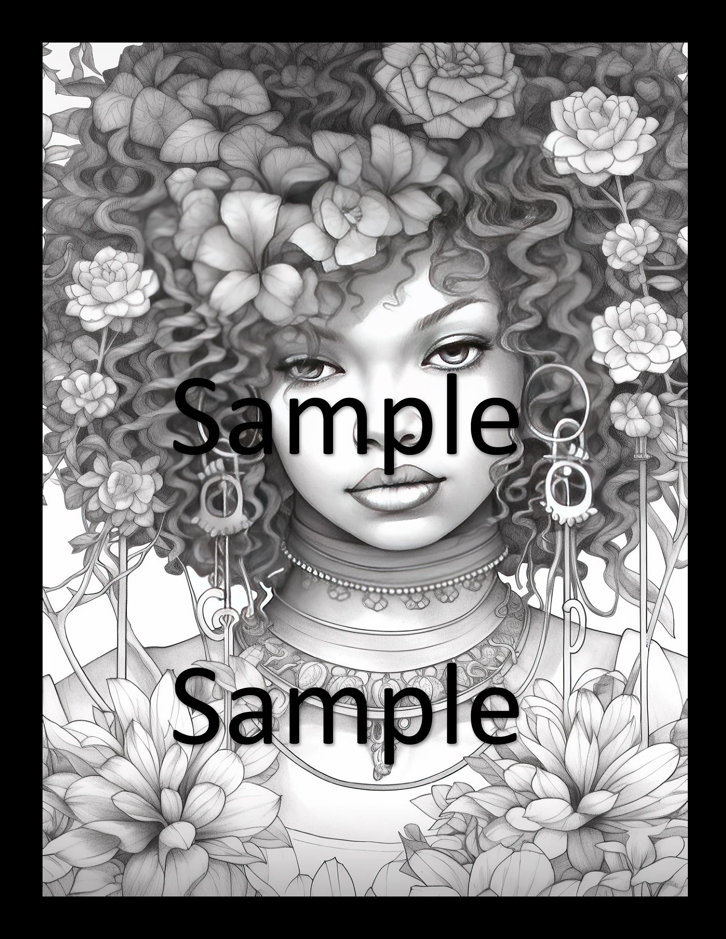 Art Nouveau DIGITAL Coloring Pages, 124 Pgs, Intricate Printable Stress ...