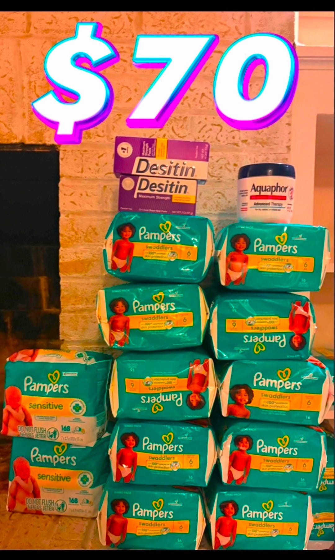 Pamper Swaddler Size 6 Diaper Bundle Etsy