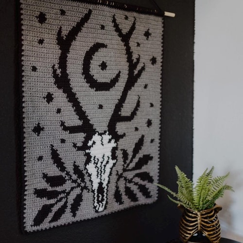 Forest Soul Tapestry Crochet Pattern / Wall Art / Instant Download
