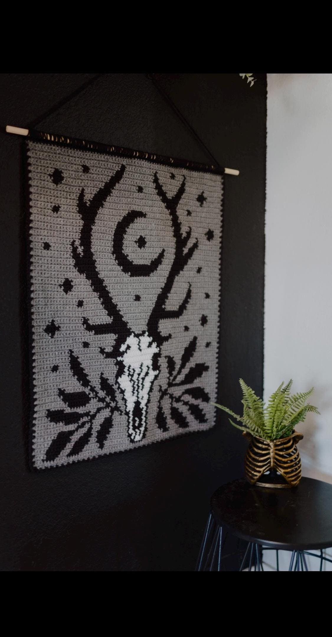 Forest Soul Tapestry Crochet Pattern / Wall Art / Instant Download