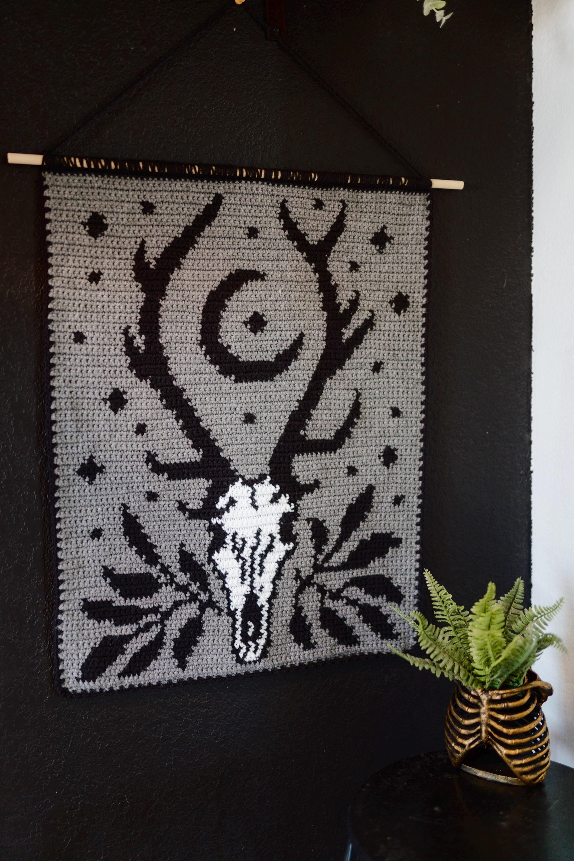 Forest Soul Tapestry Crochet Pattern / Wall Art / Instant Download