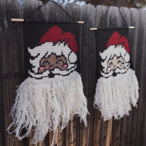 Santa Clause tapestry crochet pattern / Christmas crochet