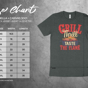 Grill Thrill BBQ T-Shirt Funny BBQ Shirt Taste The Flame BBQ Grill Design Summer Bbq Tee Gift For Grill Master Barbecue Lover image 6