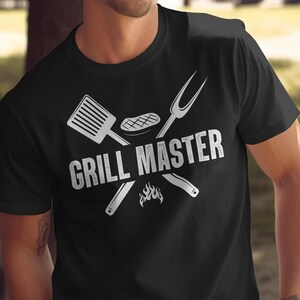 Grill Master BBQ Shirt, Funny BBQ T-Shirt, Grill Master Gift, Barbecue Shirt, BBQ Grilling Tee, Bbq Lover Gift, Father&#39;s Day Shirt