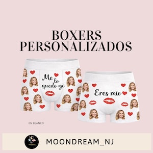 Boxers y Medias Personalizadas con Rostro – Regalo para Parejas – San Valentín – Custom Face Socks Boxer