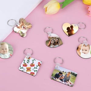 Porte-clés Rond Cinéma Et Popcorn En Métal - Décoration Mignonne, Sublimation, Cadeau Pour Cinéphiles