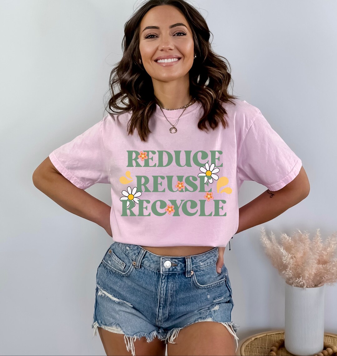 Reduce Reuse Recycle Tee Earth Day T-shirt Recycle T-shirt - Etsy