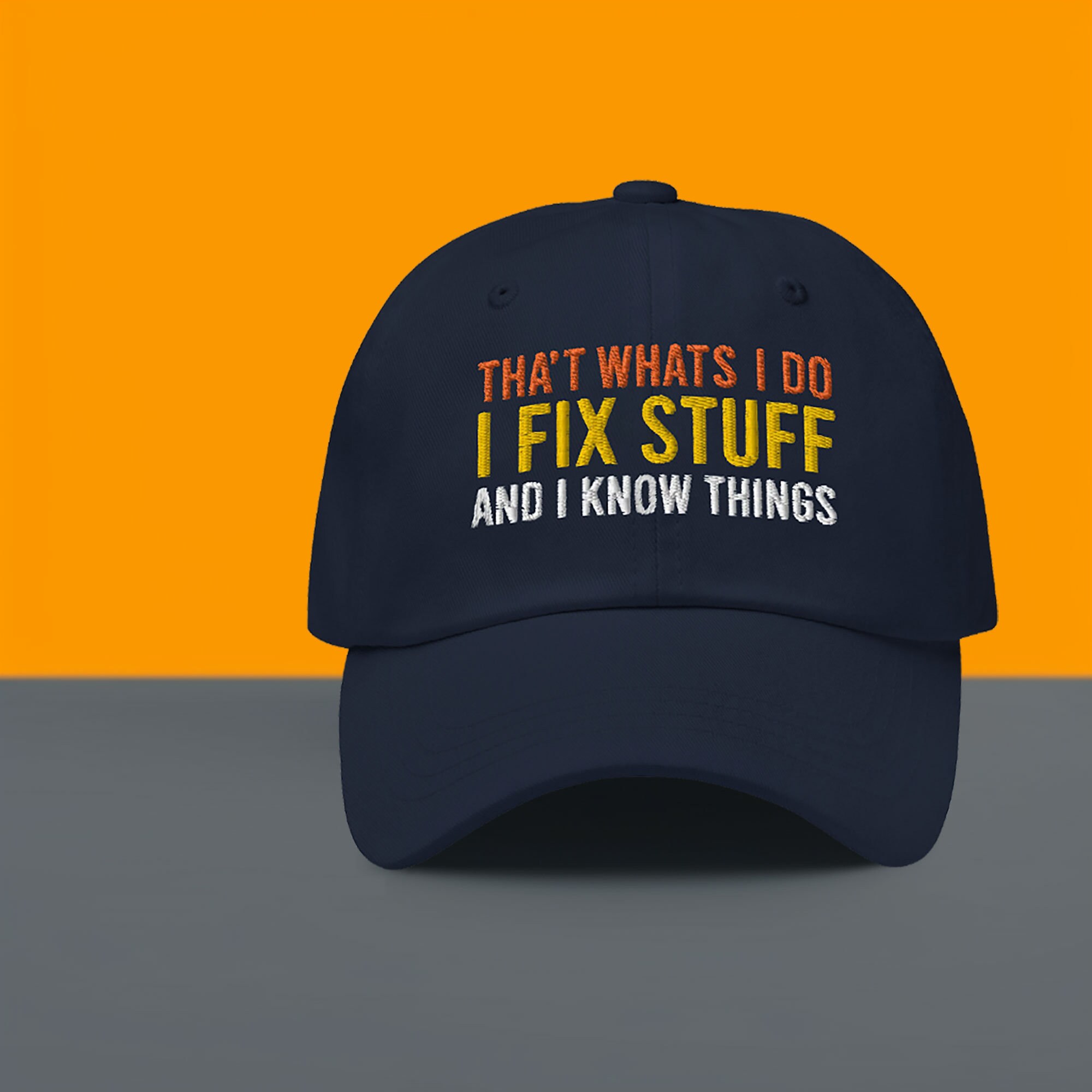 Funny Embroidered Hat That's What I Do I Fix Stuff and I Etsy Australia