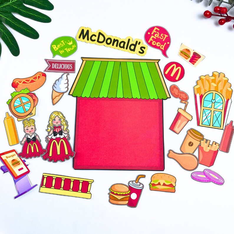 The Store Decorating Activity Printable, Paper Craft for Kids, Busy ...