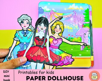 Toca Boca paper doll clothes printables🌈 Printable Paper Dolls Dress u –  WOA DOLL CRAFT