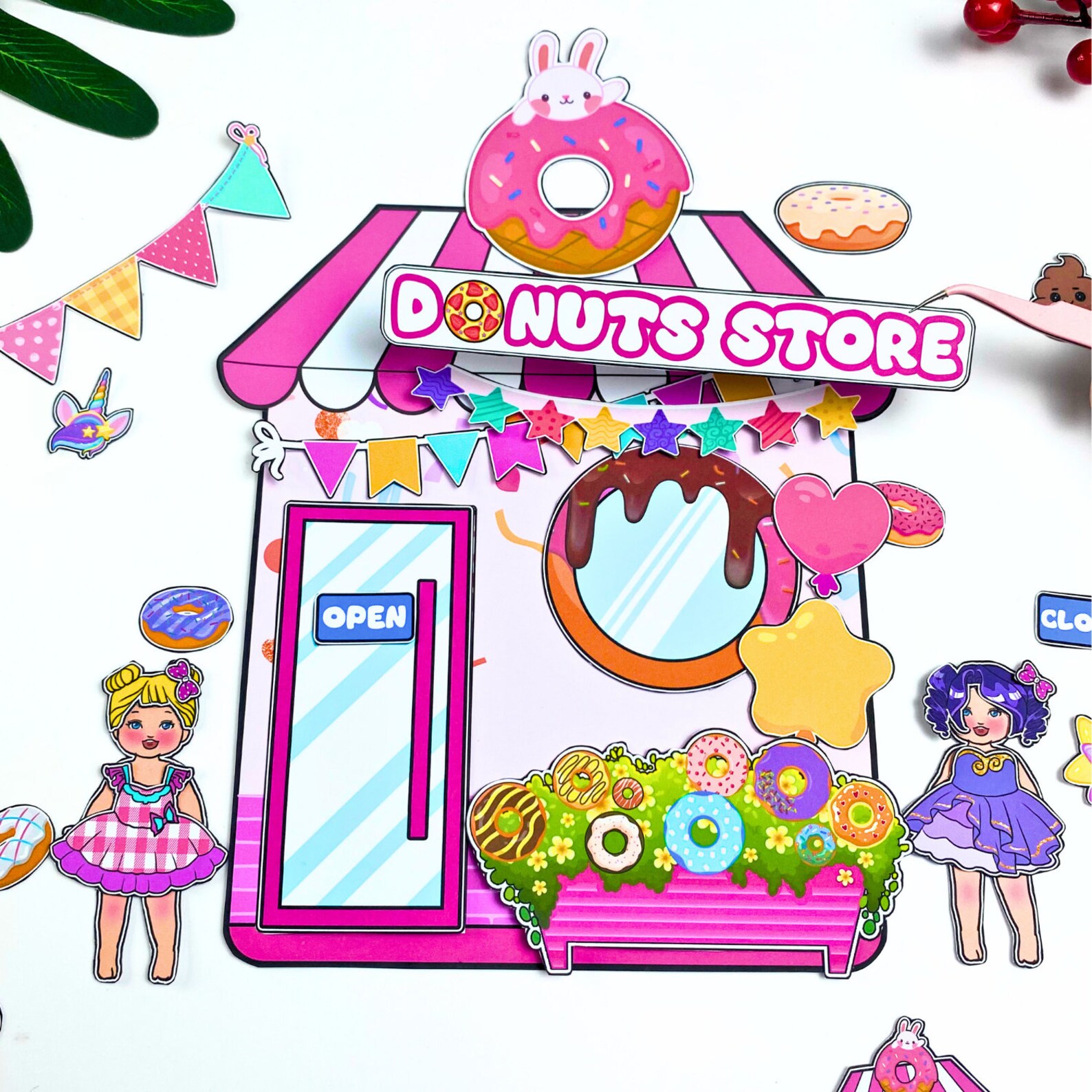 The Store Decorating Activity Printable, Paper Craft for Kids, Busy ...