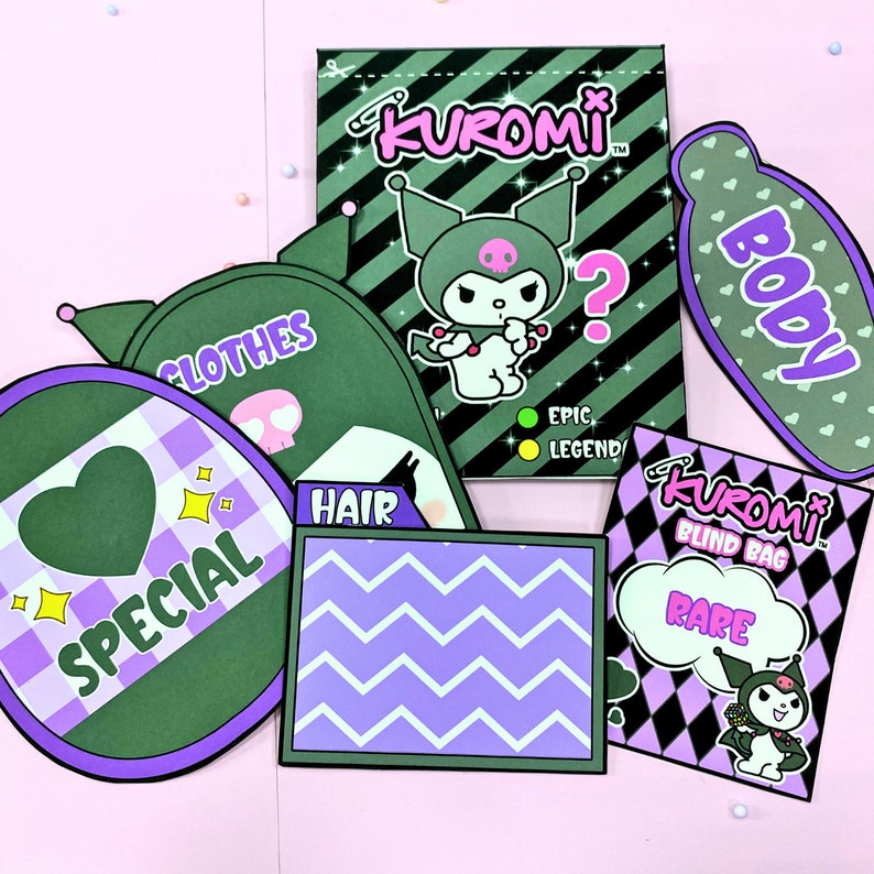 Kuromie Blind Bag Printables, Interesting Games for Kids, Handmade Diy ...