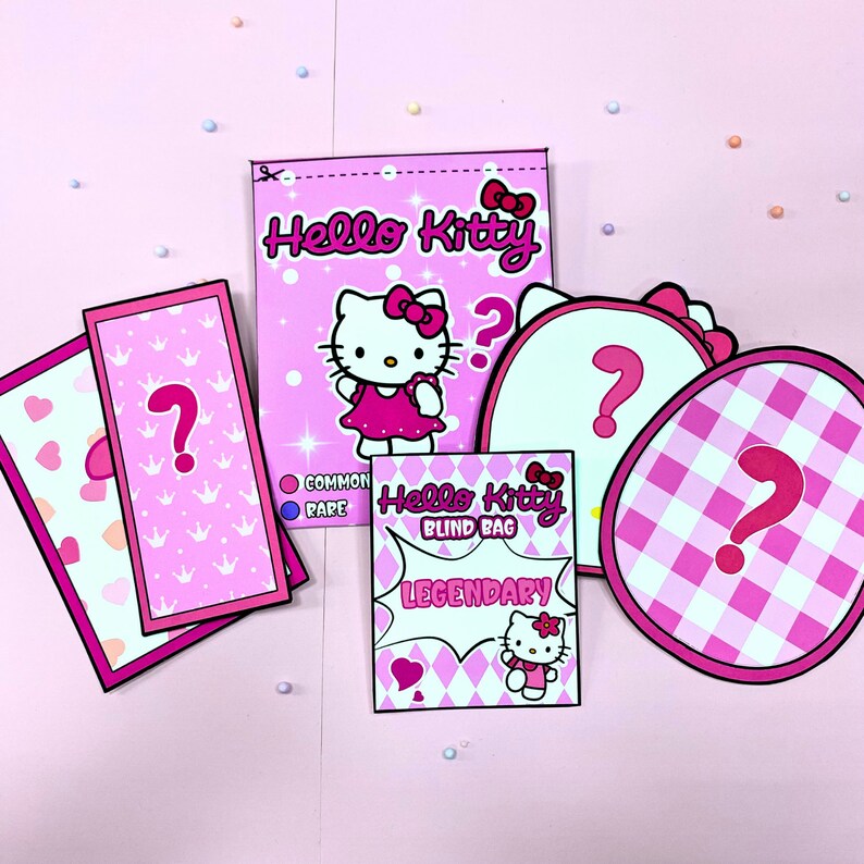 Printables Dollhouse Mystery Box, Blind Bag Printables, Girls Gift ...