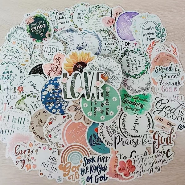 Christian Stickers Etsy