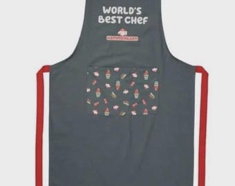 Bluey Hammerbarn World's Best Chef Apron Full Size Adult Exclusive
