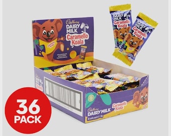 36pc Cadbury Dairy Milk Caramello Giant Koala 35g Chocolate Caramel Sweet Snacks