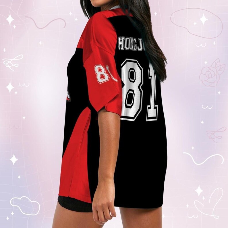Maillot de football ATZ personnalisé de l'équipe A&Z Kpop, produits dérivés Kpop, Maillot de football de l'équipe sportive Atz, Maillot de la tournée mondiale Atz image 4