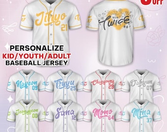 This Is For Twice Kpop Baseball Jersey, Kpop Trending Jersey, Jersey For Adult Kid, Twice Merch, Gift For Kpop Fans