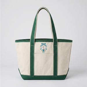 Borsa tote ricamata Coquette Disney Princess Elsa, borsa da principessa in tela, regalo da fiaba per ragazze, regalo per lei, regalo di compleanno immagine 8