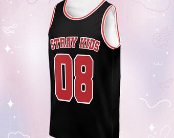 straykids スキズ BASKETBALL JERSEY バスケ Personalized Stray Kids Dominate Tour Basketball Jersey