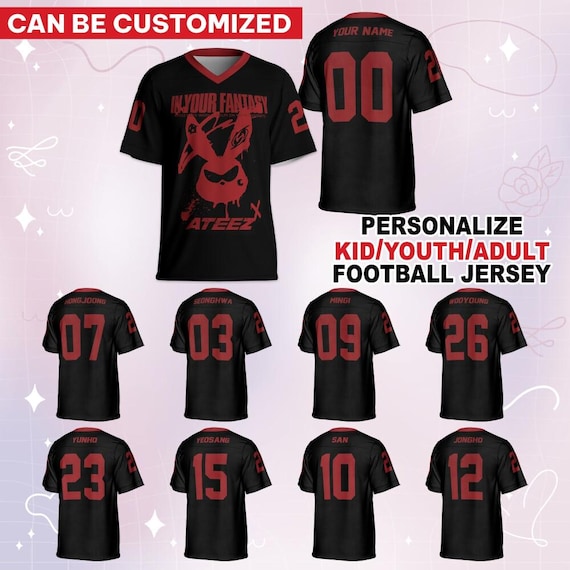 Custom 2025 World Tour in Fantasy Music Football Jersey