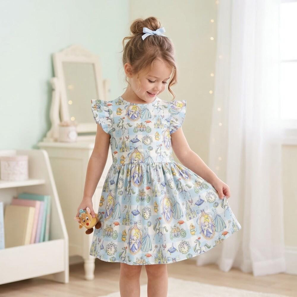 strapless open back dress Once Upon A Princess Winter Princess Dress main image 0