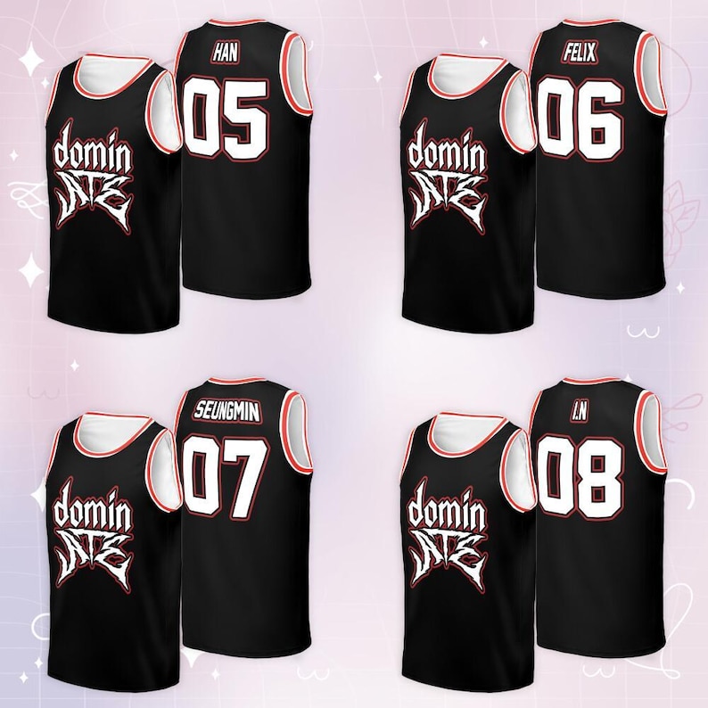 STRAY KIDS 'DominATE' World Tour 2025 Baseball Jersey Stay Merch Shirt K69