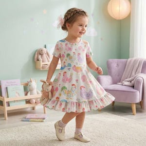 pink chicken birthday dress Girls' Brooke Puff Sleeve - Little Kid - Tan/Beige - Size 6 5628599.100% cotton The cutest little birthday princess