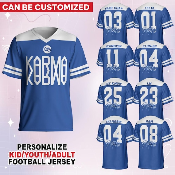 Custom Album Football Jersey, Concert Outfit, Music Fan Gift, Skz