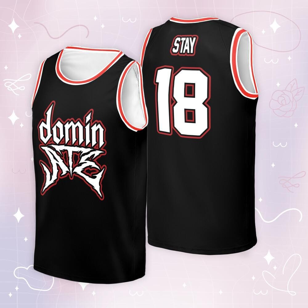 Custom Straykids Dominate Tour 2025 Kpop Basketball Jersey