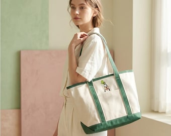 Borsa tote Disney Pippo ricamata, borsa tote in tela ricamata personalizzata, borsa tote per parco a tema, regalo per lei, borsa ricamata carina, borsa per le vacanze