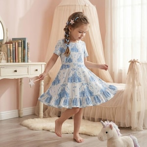 Toile Dress - Etsy